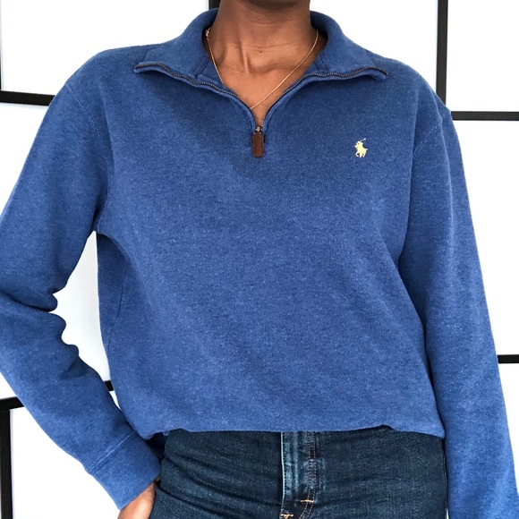Polo Ralph Lauren Other - Ralph Lauren Quarter Zip sweater in blue